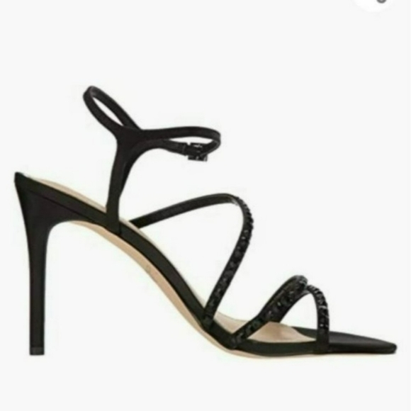 Jewel by Badgley Mischka Marimba Black Sandals - Picture 2 of 9